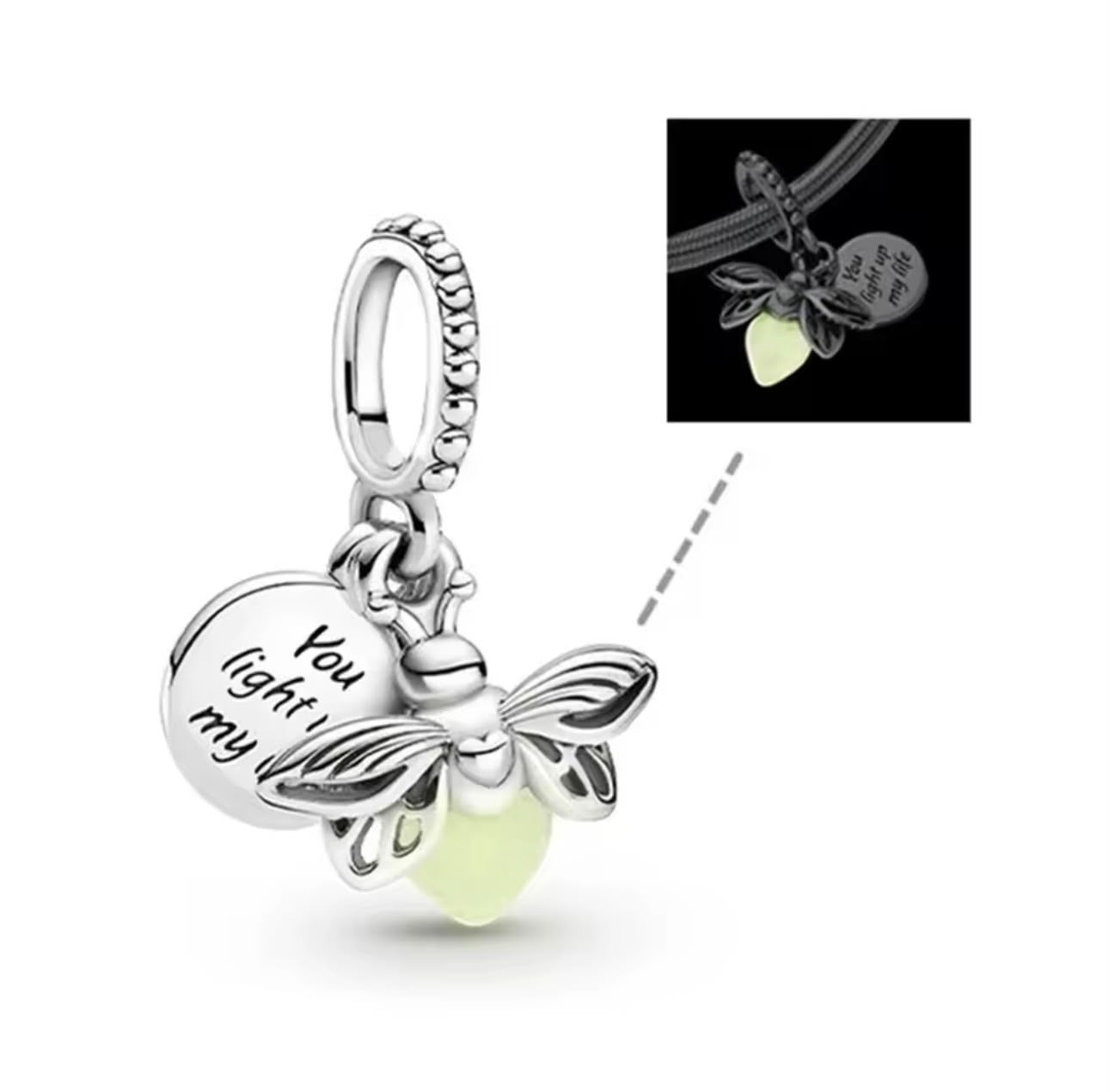 Dije de plata 925 Brillante para pulsera